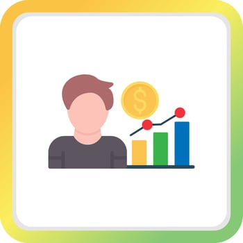 Broker Creative Icon Design vector