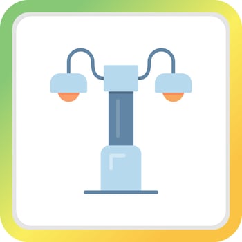 Streetlight Creative Icon Design vector