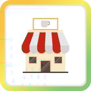 Cafe Creative Icon Design vector