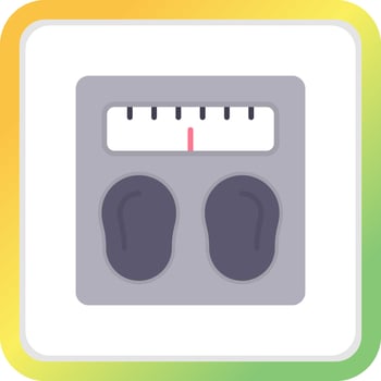 Weight Creative Icon Design vector