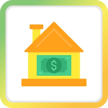 House Price Creative Icon Design vector
