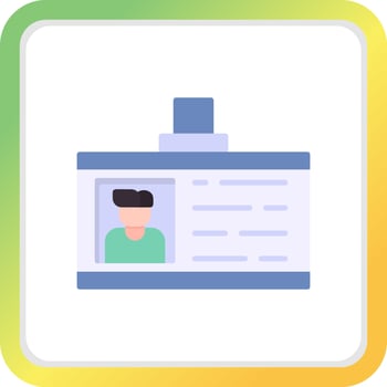 Driving License Creative Icon Design vector