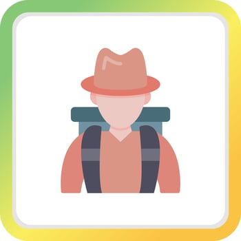 Adventurer Creative Icon Design vector