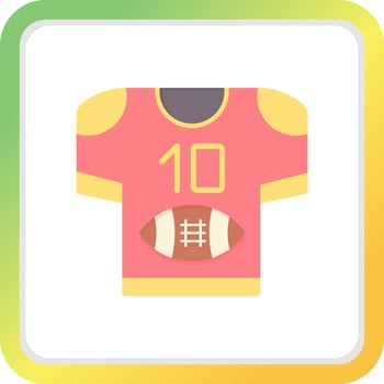 American Football Creative Icon Design vector