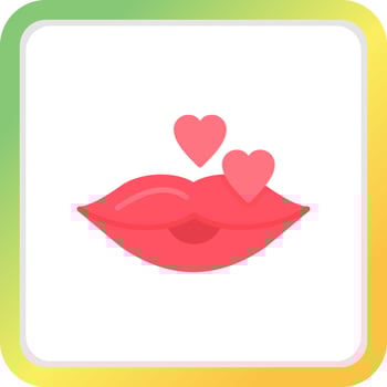 Lips Creative Icon Design vector