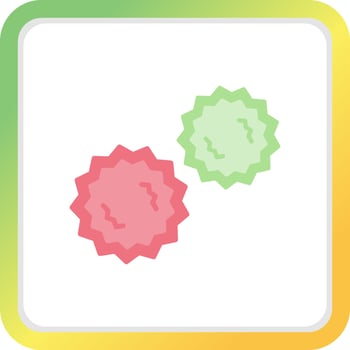 Pom Pom Creative Icon Design vector