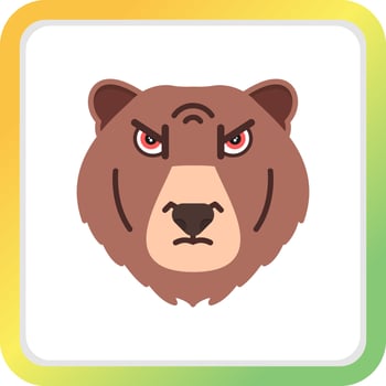 Polar Bear Creative Icon Design vector