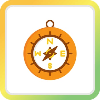 Compass Creative Icon Design vector