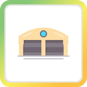Warehouse Creative Icon Design vector