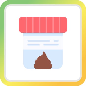 Stool Test Creative Icon Design vector