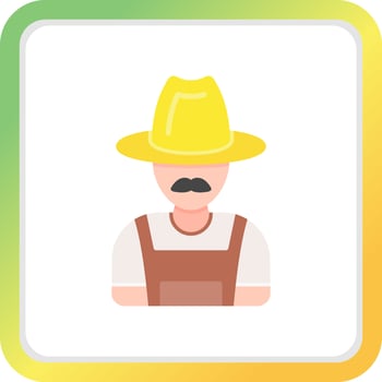 Farmer Creative Icon Design vector