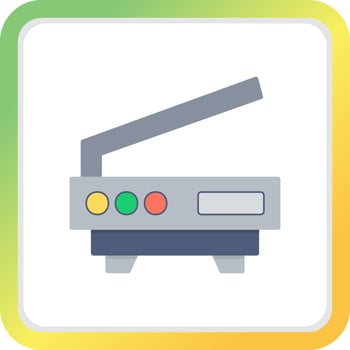 Scanner Creative Icon Design vector