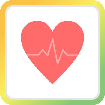 Heart Rate Creative Icon Design vector