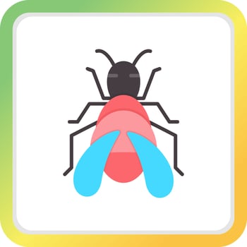 Bug Creative Icon Design vector