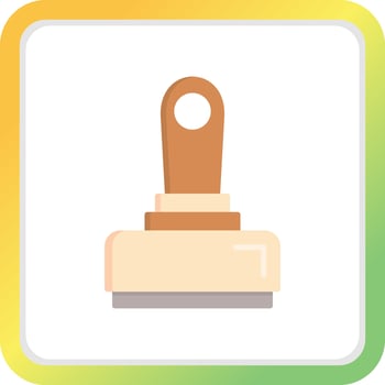 Stamp Creative Icon Design vector