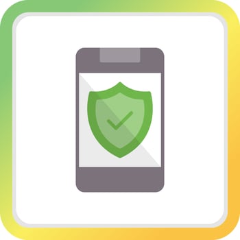 Phone Insurance Creative Icon Design vector