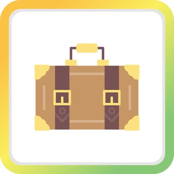 Suitcase Creative Icon Design vector