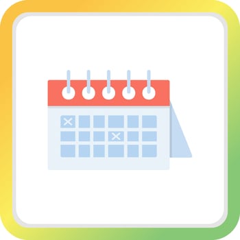 Calendar Creative Icon Design vector