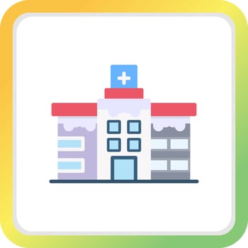 Hospital Creative Icon Design vector
