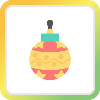 Bauble Creative Icon Design vector