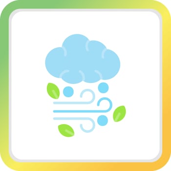 Wind Creative Icon Design vector