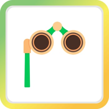 Lorgnette Glasses Creative Icon Design vector