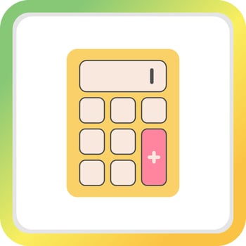 Calculator Creative Icon Design vector