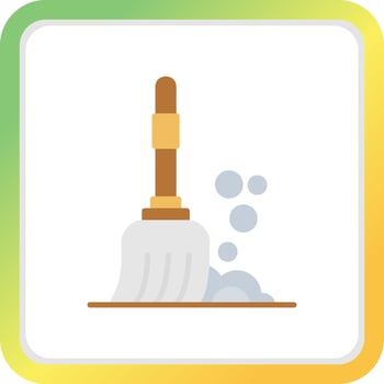 Broom Creative Icon Design vector