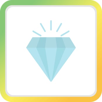 Diamond Creative Icon Design vector