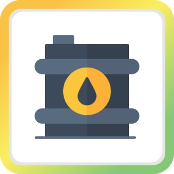 Oil Barrel Creative Icon Design vector