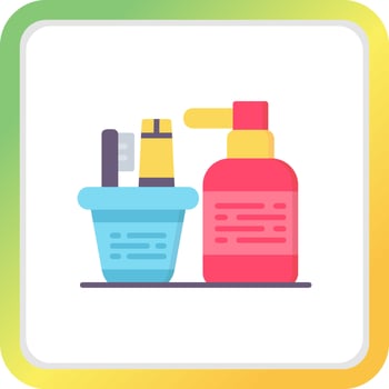 Toiletries Creative Icon Design vector