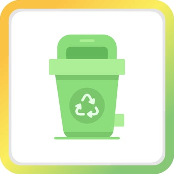 Garbage Creative Icon Design vector