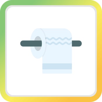Toilet Paper Creative Icon Design vector