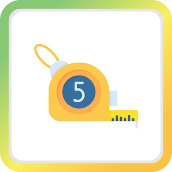 Measuring Creative Icon Design vector
