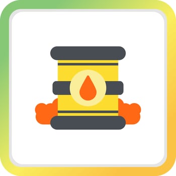 Waste Oil Creative Icon Design vector