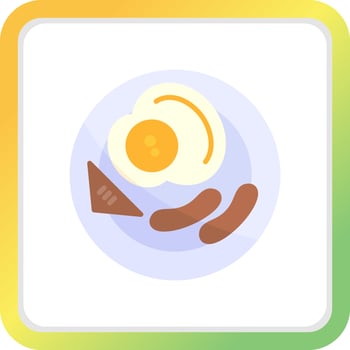 Breakfast Creative Icon Design vector