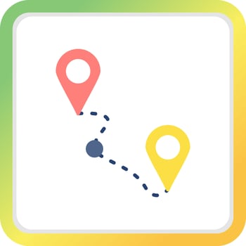 Tracking Creative Icon Design vector