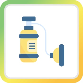 Oxygen Tank Creative Icon Design vector