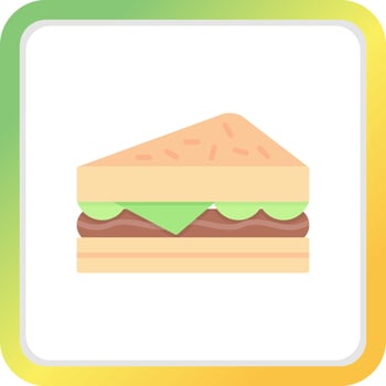 Sandwich Creative Icon Design vector