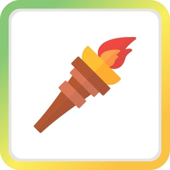 Torch Creative Icon Design vector
