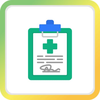 Health Report Creative Icon Design vector