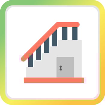 Handrail Creative Icon Design vector
