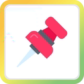 Pin Creative Icon Design vector