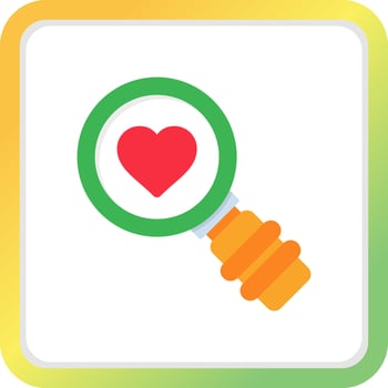 Search Creative Icon Design vector