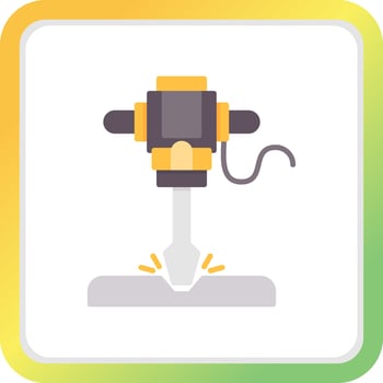 Road Drill Creative Icon Design vector