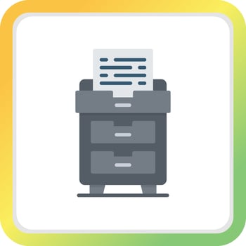 Cabinet Creative Icon Design vector