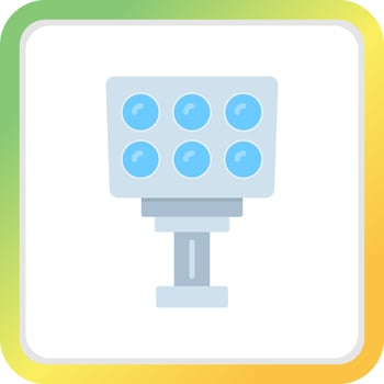 Light Creative Icon Design vector