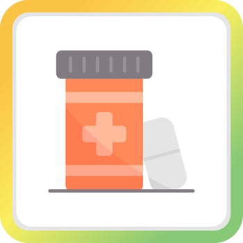 Pills Creative Icon Design vector