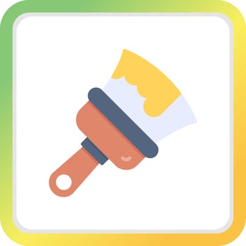 Paint Brush Creative Icon Design vector