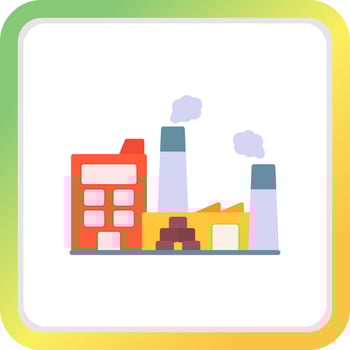 Factory Creative Icon Design vector